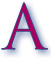 Letter-a graphic